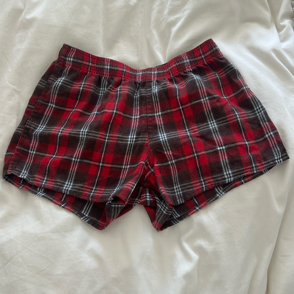 Brandy Melville Plaid Boxer Shorts